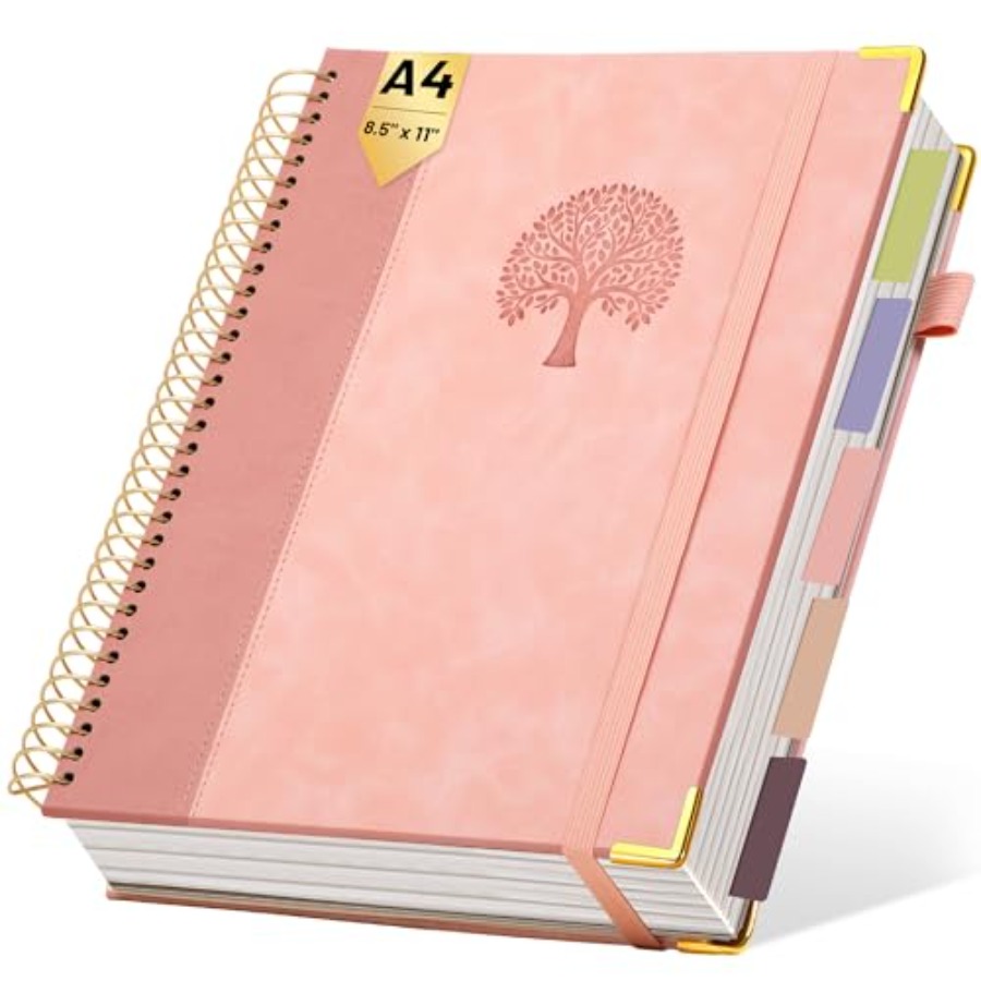 Journal Leather Hardcover - Hardcover Spiral Notebook 8.5