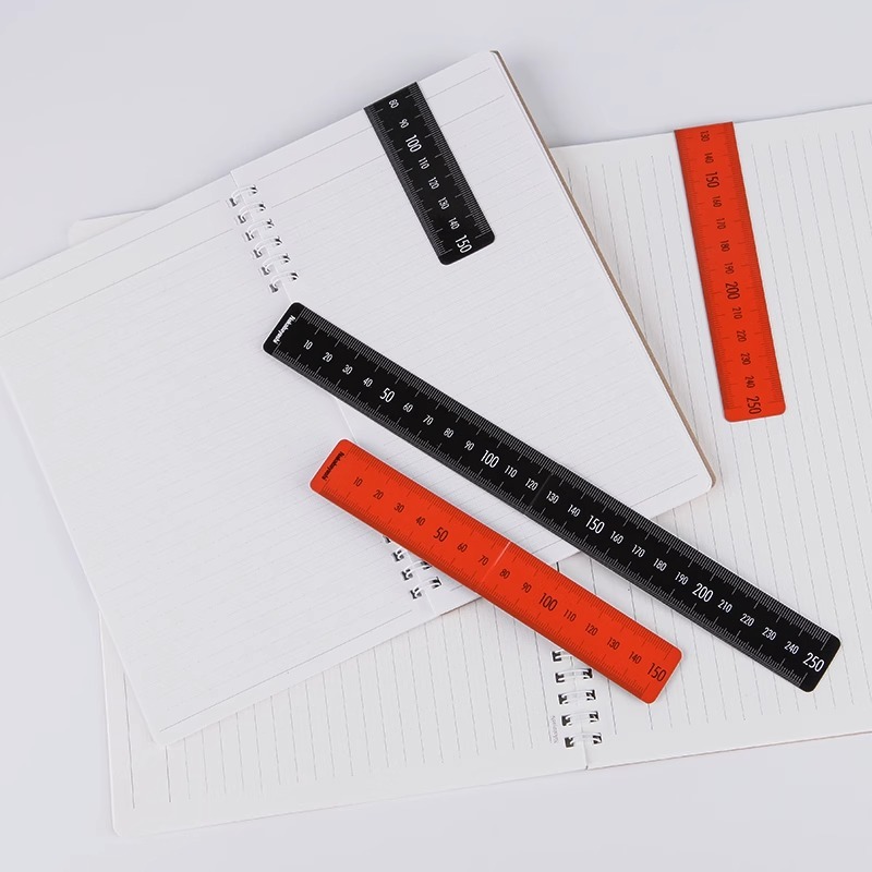 Bookmark Magnetic Clip - 150/250mm Bookmark Rulers Flexible Folding Soft