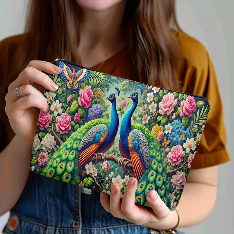 Ideal Stationery & Office Supply - Cosmetic bag 1 piece, peacock blossom