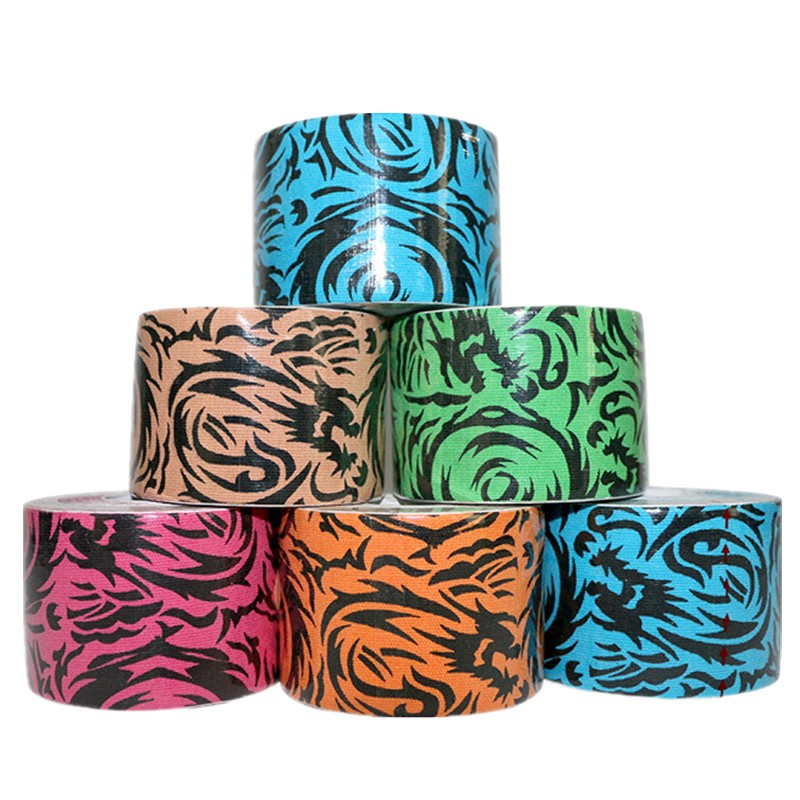 Glue Stick Pack - 5.0cm*5m kinesio Tape Tex With stripes