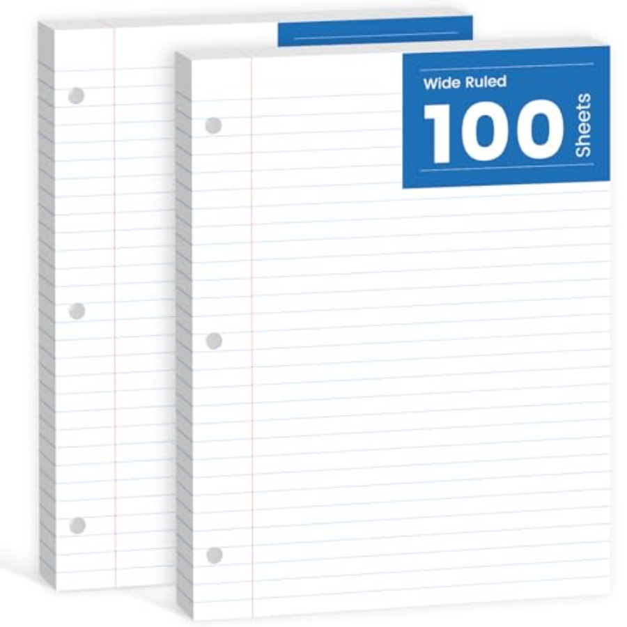 Paper Punch 3 Hole - Loose Leaf Paper 8.5 x 11,