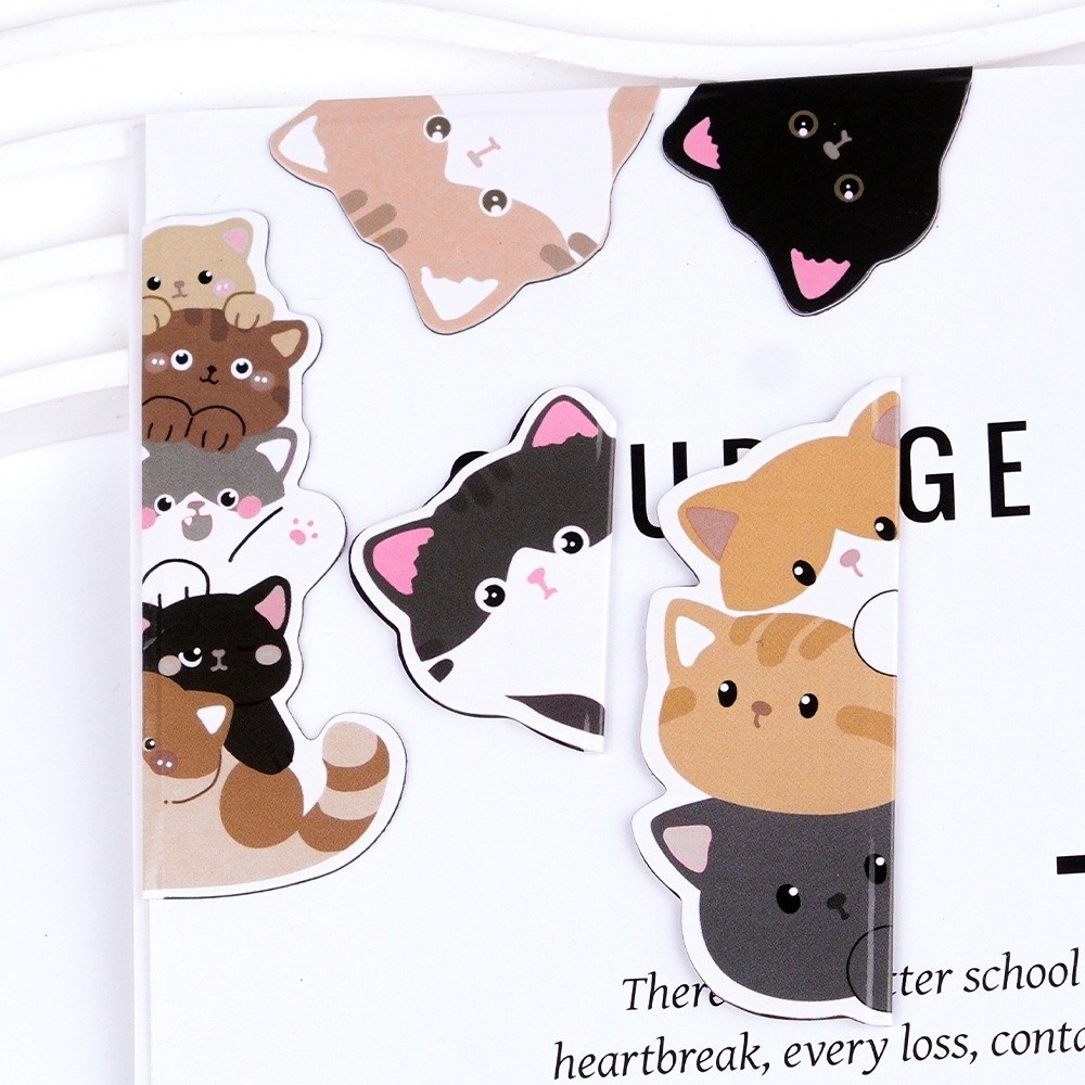 Bookmark Magnetic Clip - 5/6/10pcs Gifts Kitten Shape Cat Magnetic