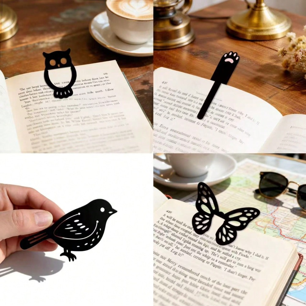 Bookmark Magnetic Clip - Creative Cartoon Acrylic Bookmarks For Learning