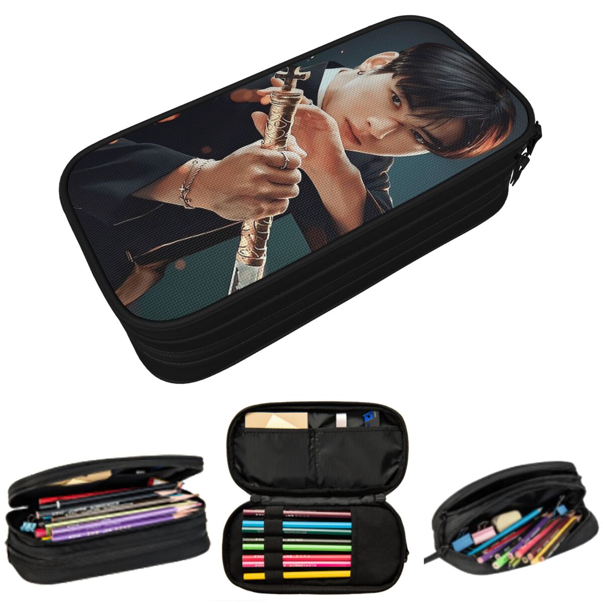 Cha Eunwoo Pencil Case for Boy - Stationery And Office Supply Chain reseña y precio