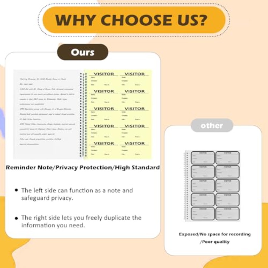 Pack Visitor Badges with Carbo - Carbon Copy Book reseña y precio