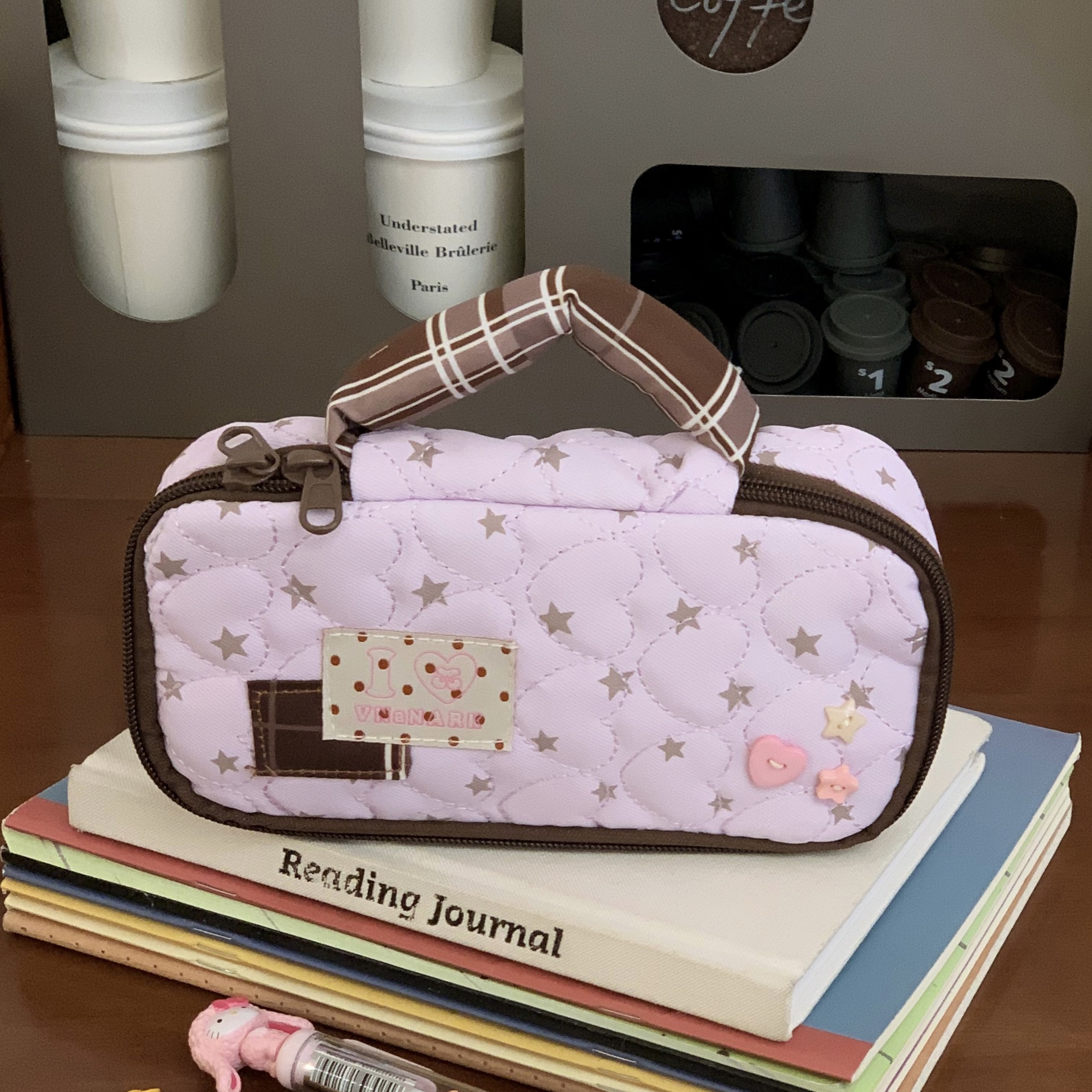 Star Dot Large Capacity Bag wi - Pencil Case Large reseña y precio