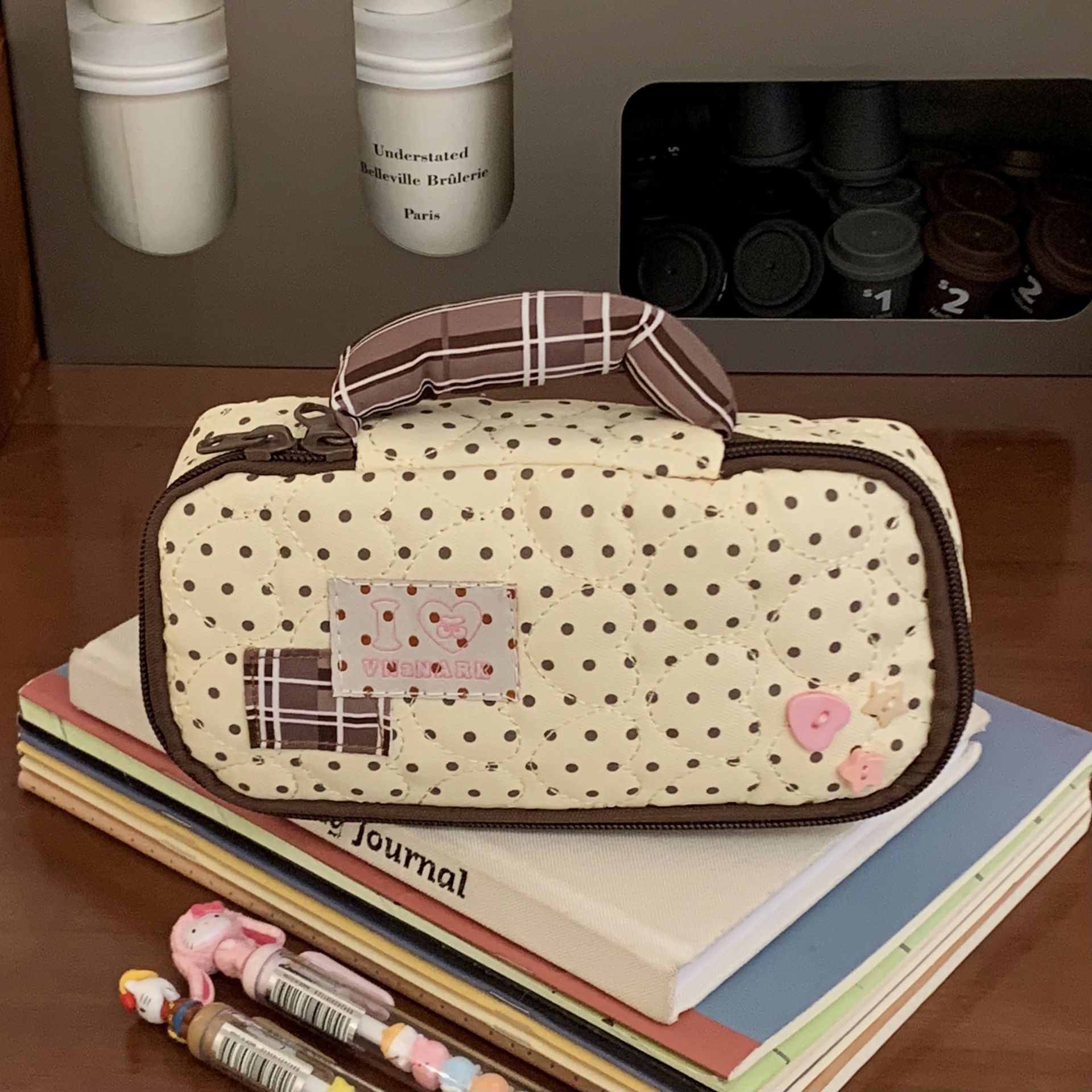 Star Dot Large Capacity Bag wi - Pencil Case Large reseña y precio