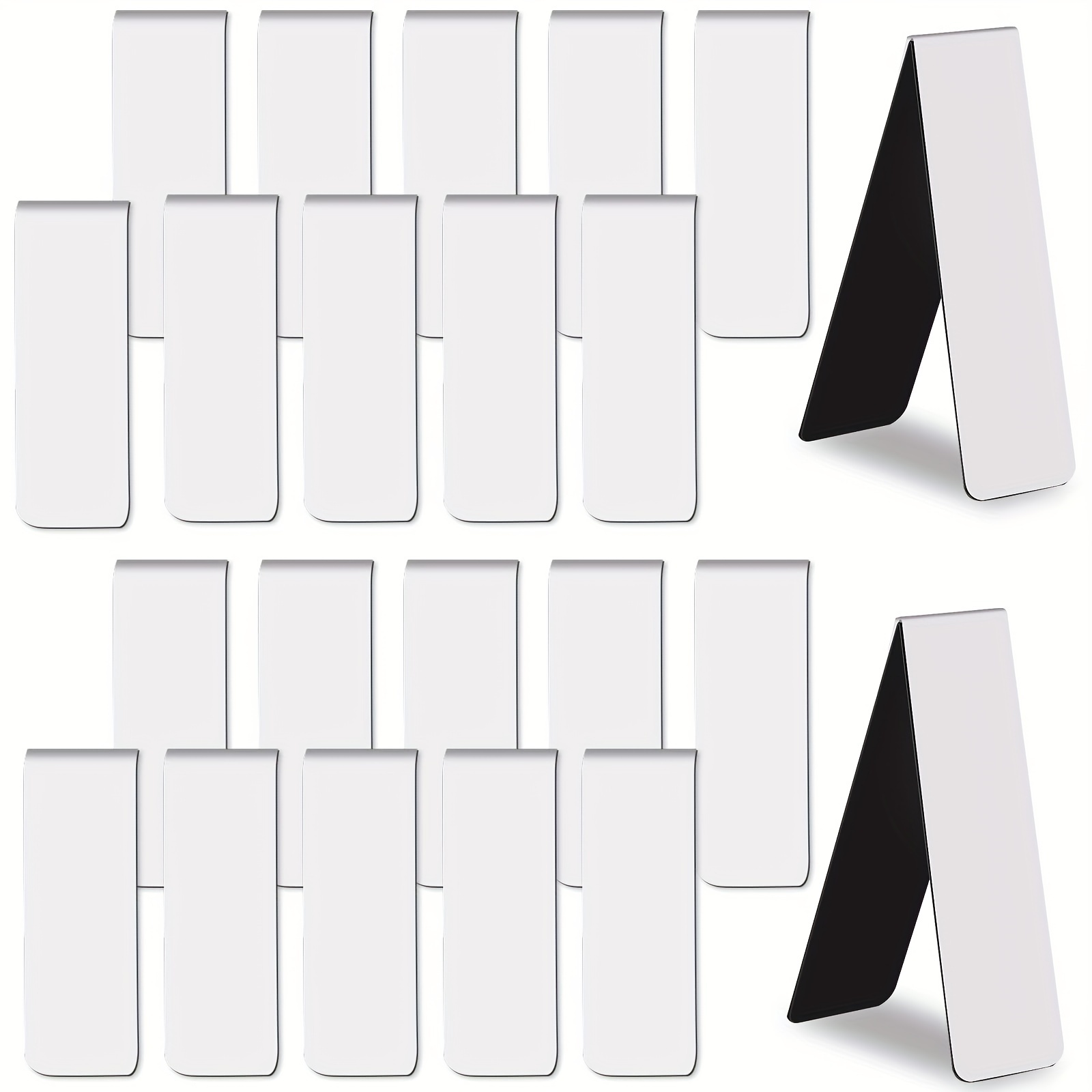 15Pcs Blank Sublimation Magnet - Bookmark Magnetic Clip reseña y precio