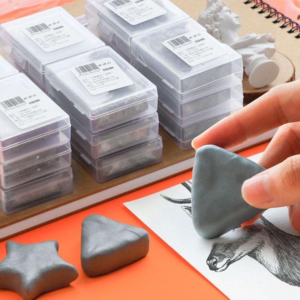 4Pcs Soft Sketching Erasers Mo - Rubber Eraser Kneaded reseña y precio