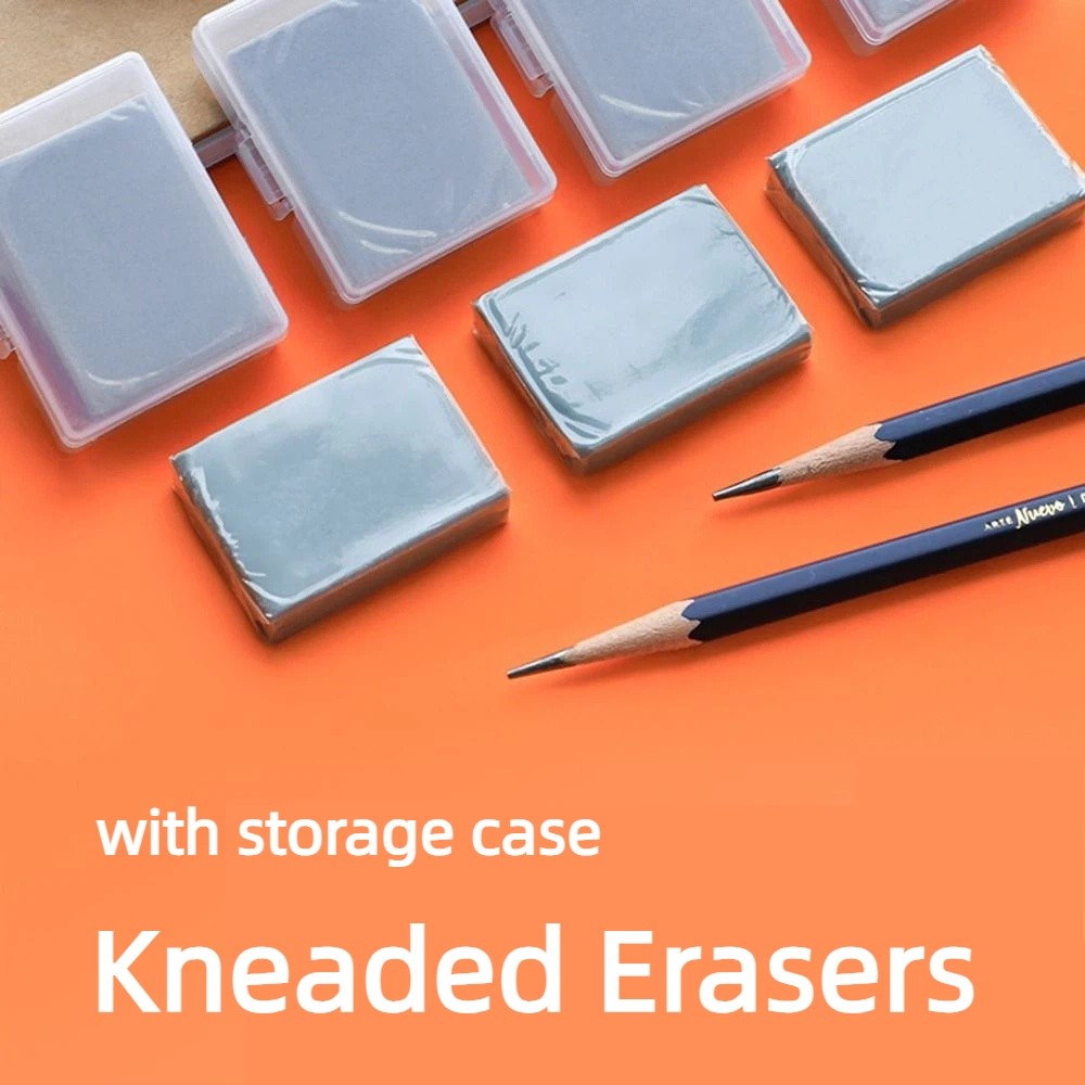 4Pcs Soft Sketching Erasers Mo - Rubber Eraser Kneaded reseña y precio