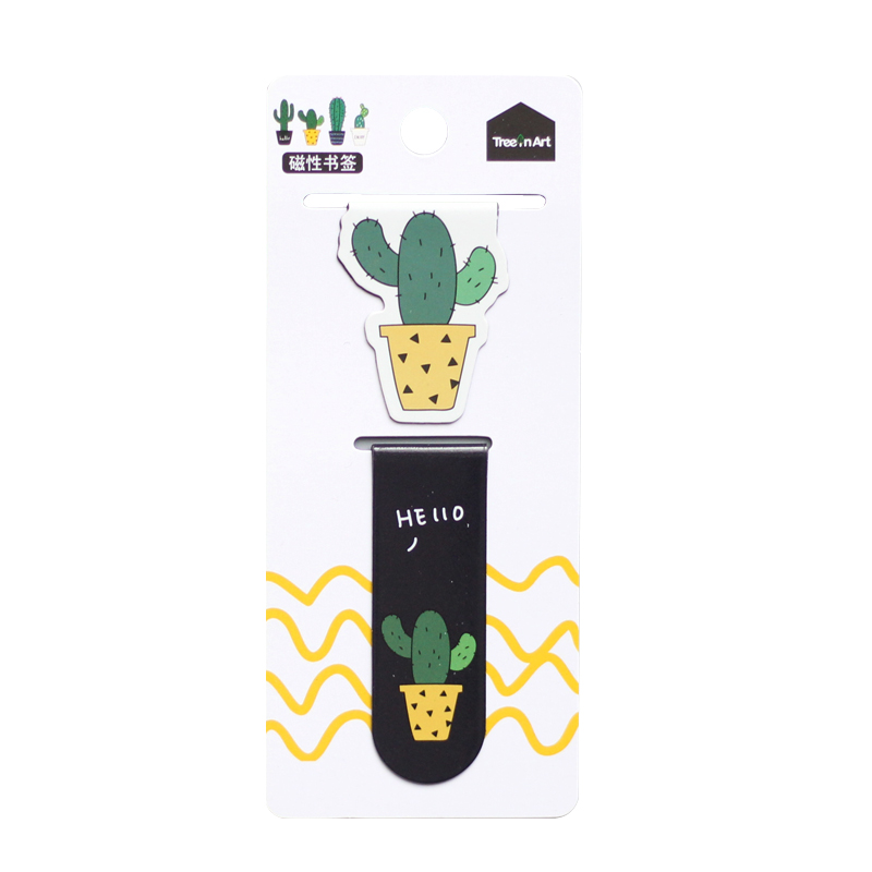 Cute Cactus Magnetic Bookmarks - Bookmark Magnetic Clip reseña y precio
