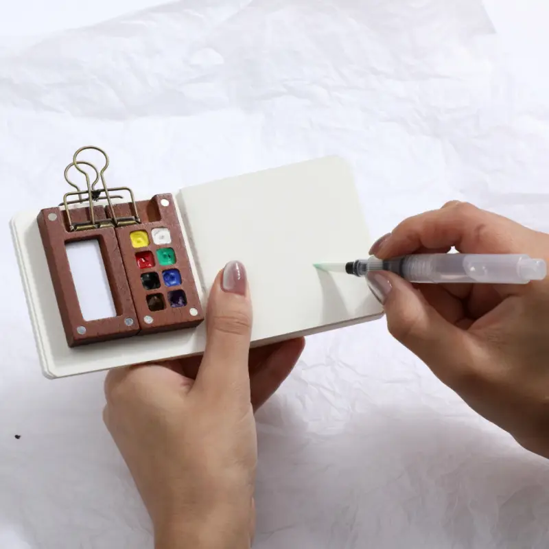 Portable Watercolor Set Travel - Binder Clip Assorted reseña y precio