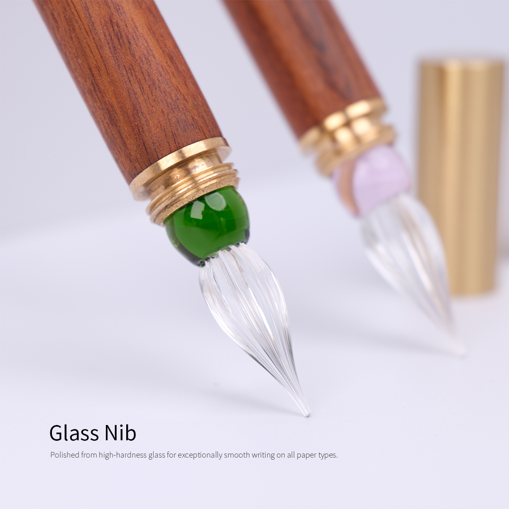 SeamiArt 1pc Wood Handle Glass - Stationery Supplier reseña y precio