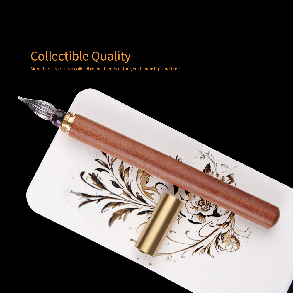 SeamiArt 1pc Wood Handle Glass - Stationery Supplier reseña y precio