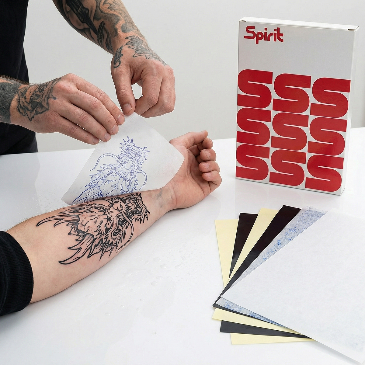 DMTATTOO 100/50/20/10PCS Spiri - Carbon Copy Book reseña y precio