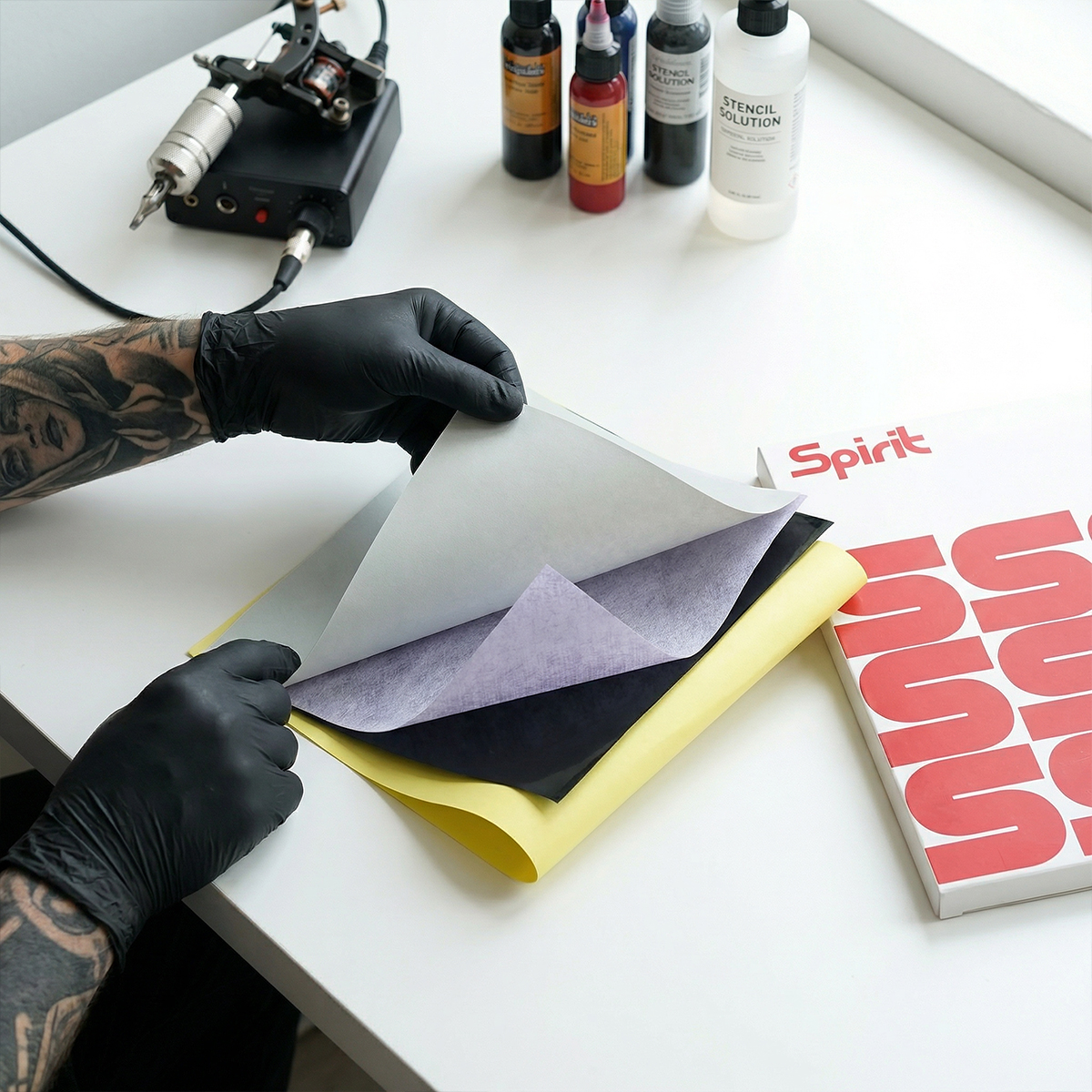 DMTATTOO 100/50/20/10PCS Spiri - Carbon Copy Book reseña y precio