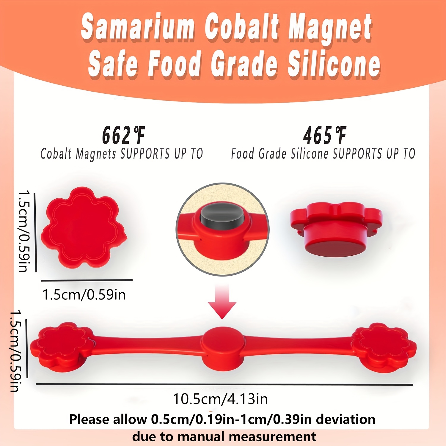 Air Fryer Magnet Silicone Buck - Paperclip Magnetic Set reseña y precio