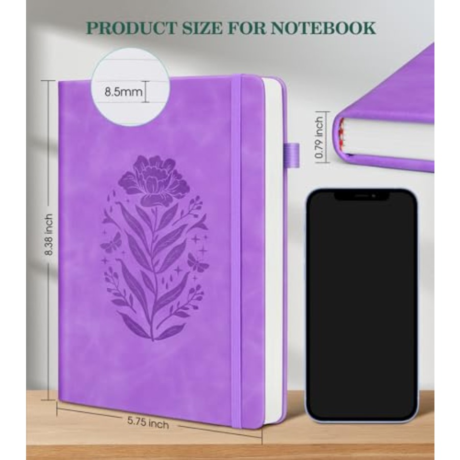 Lined Journal Notebook for Wom - Journal Leather Hardcover reseña y precio