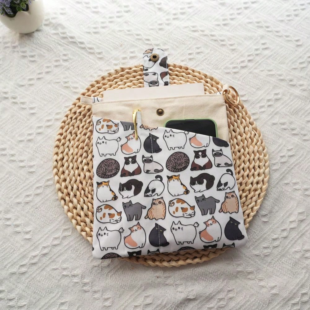 1PC Mellow Cat Canvas Book Bag - Ideal Stationery & Office Supply reseña y precio