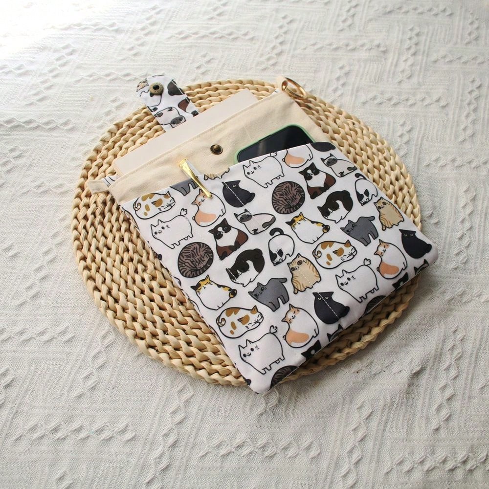 1PC Mellow Cat Canvas Book Bag - Ideal Stationery & Office Supply reseña y precio