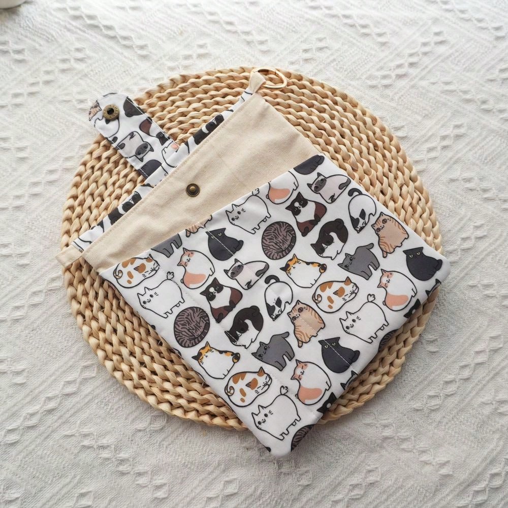 1PC Mellow Cat Canvas Book Bag - Ideal Stationery & Office Supply reseña y precio