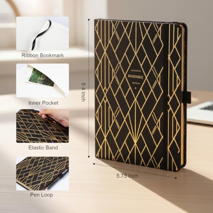 Lined Journal for Men and Wome - Journal Leather Hardcover reseña y precio