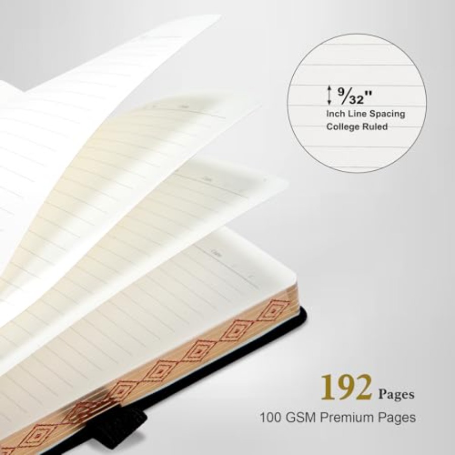 Lined Journal for Men and Wome - Journal Leather Hardcover reseña y precio