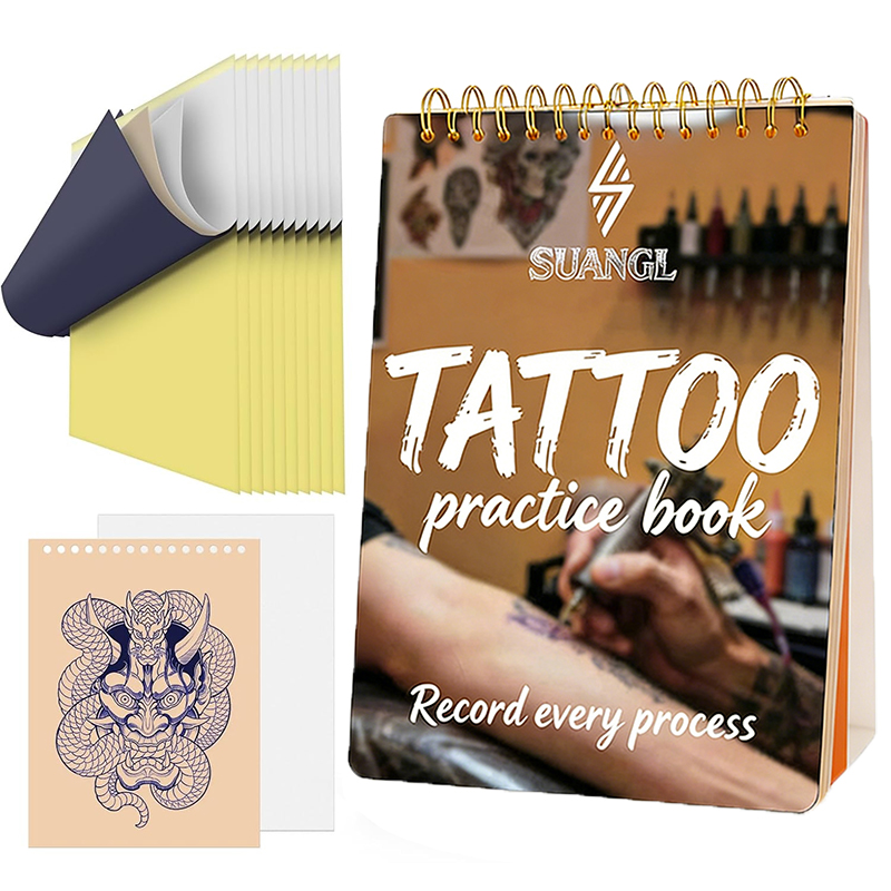 Tattoo Practice Skin Book and  - Carbon Copy Book reseña y precio