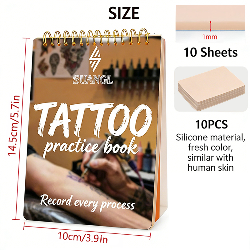 Tattoo Practice Skin Book and  - Carbon Copy Book reseña y precio