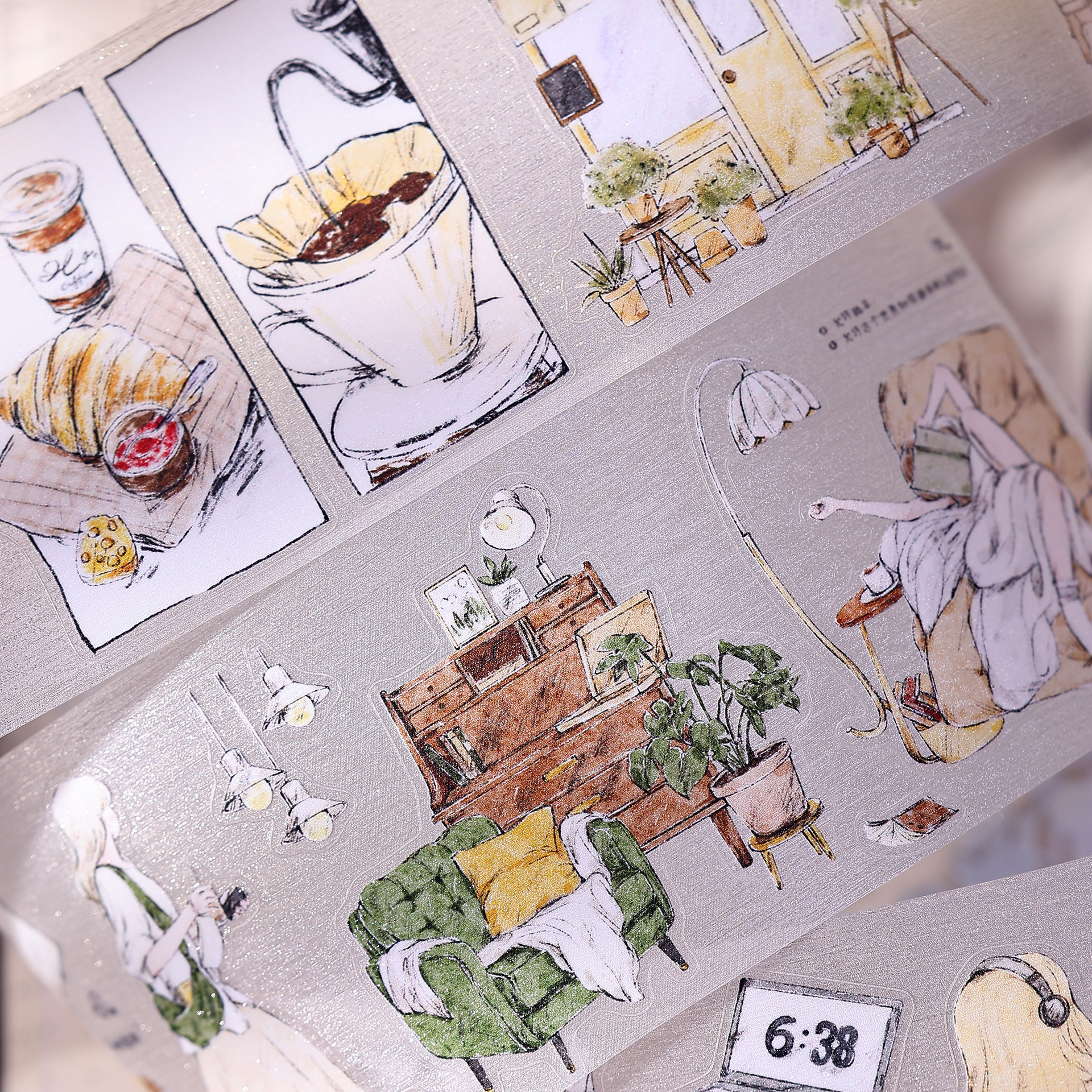XiaoBaiJia Studio Vintage Girl - Washi Tape Set reseña y precio