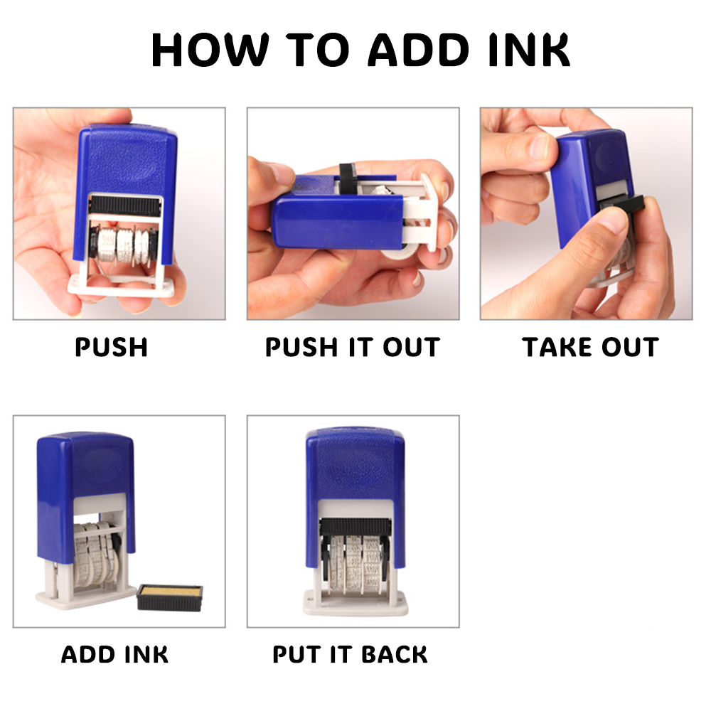 Self-inking Date Stamp for Pap - Self Inking Stamp reseña y precio