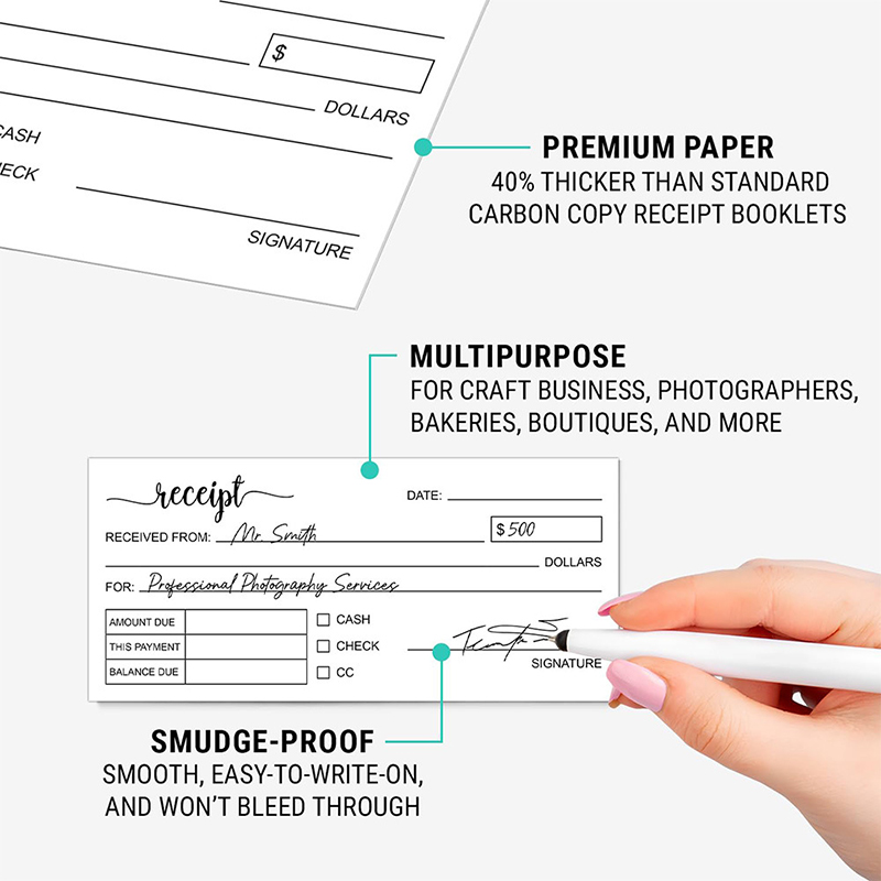 1 Receipt Book Carbonless Pape - Carbon Copy Book reseña y precio