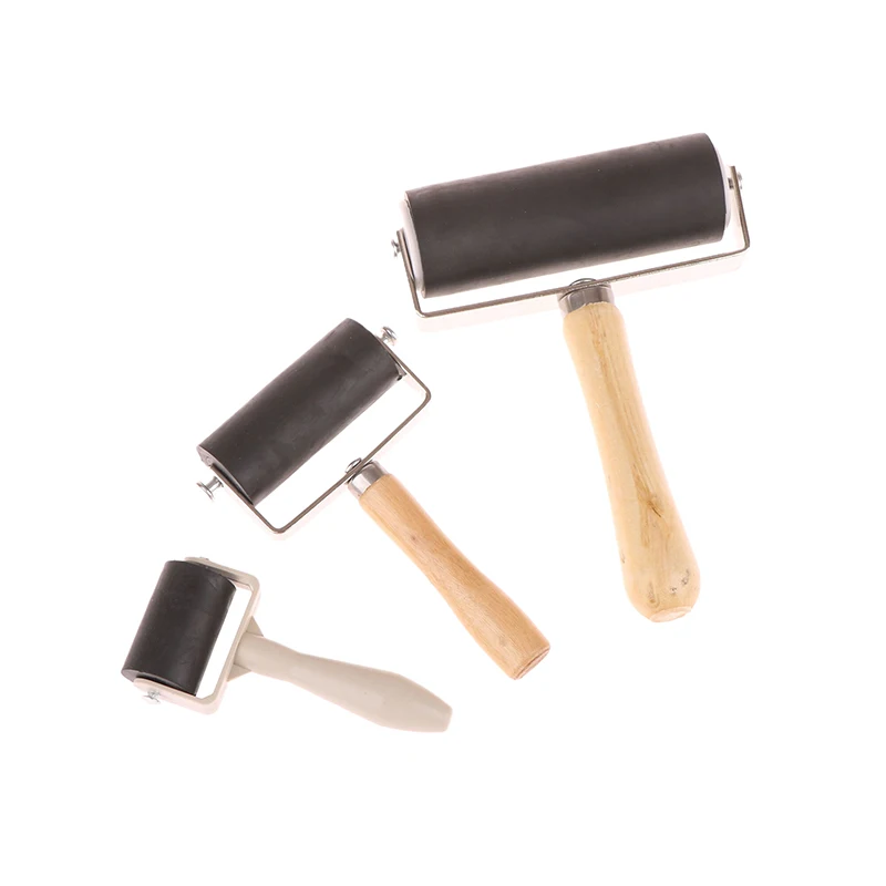 Rubber Roller Brayer Ink Paint - Self Inking Stamp reseña y precio