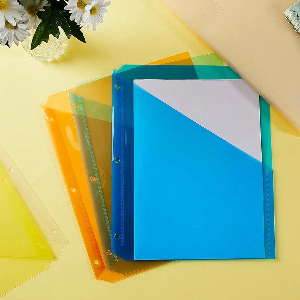 Maitys 30 Pack Binder Pockets  - Paper Punch 3 Hole reseña y precio
