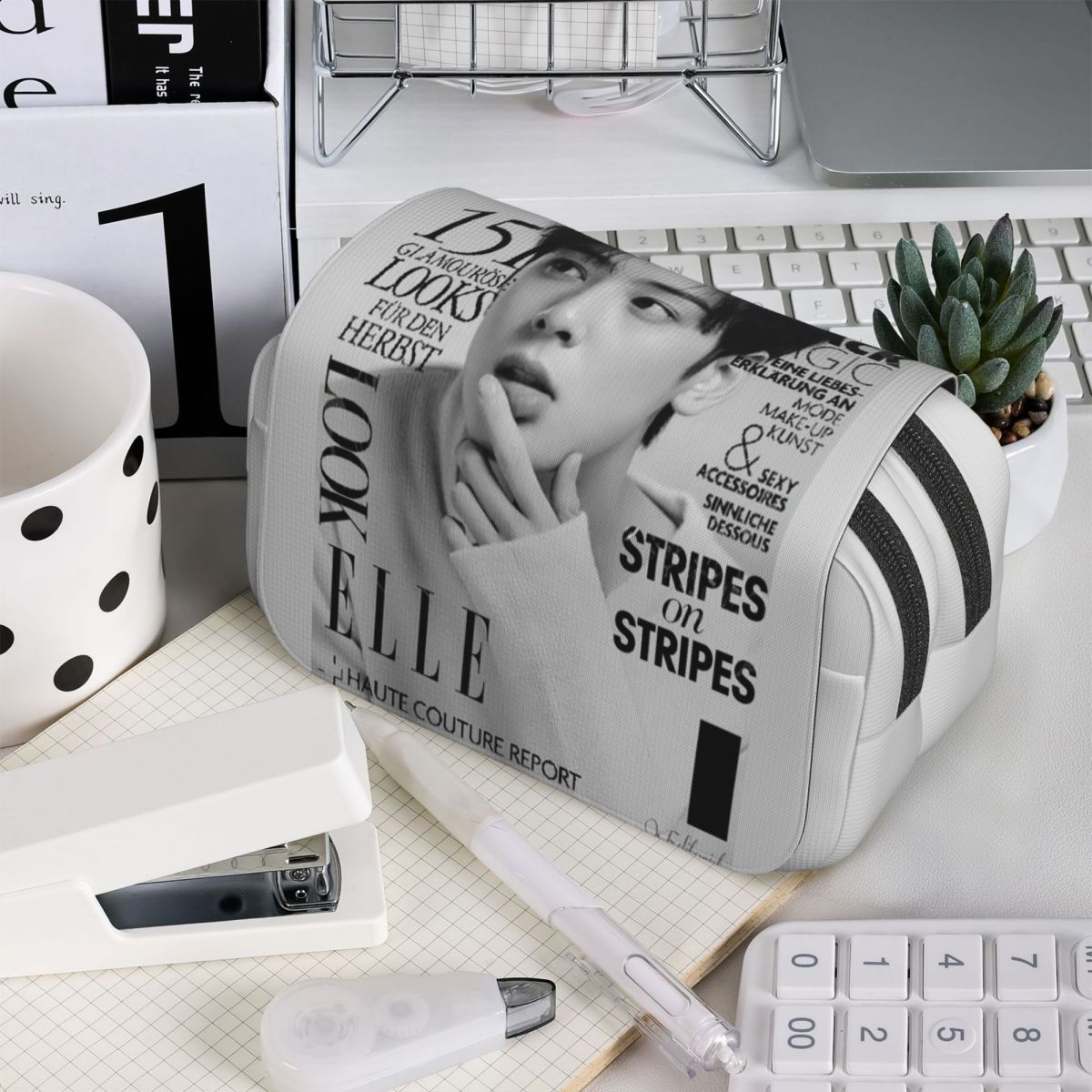Cha EunWoo Kpop Astro Pencil C - Stationery And Office Supply Chain reseña y precio