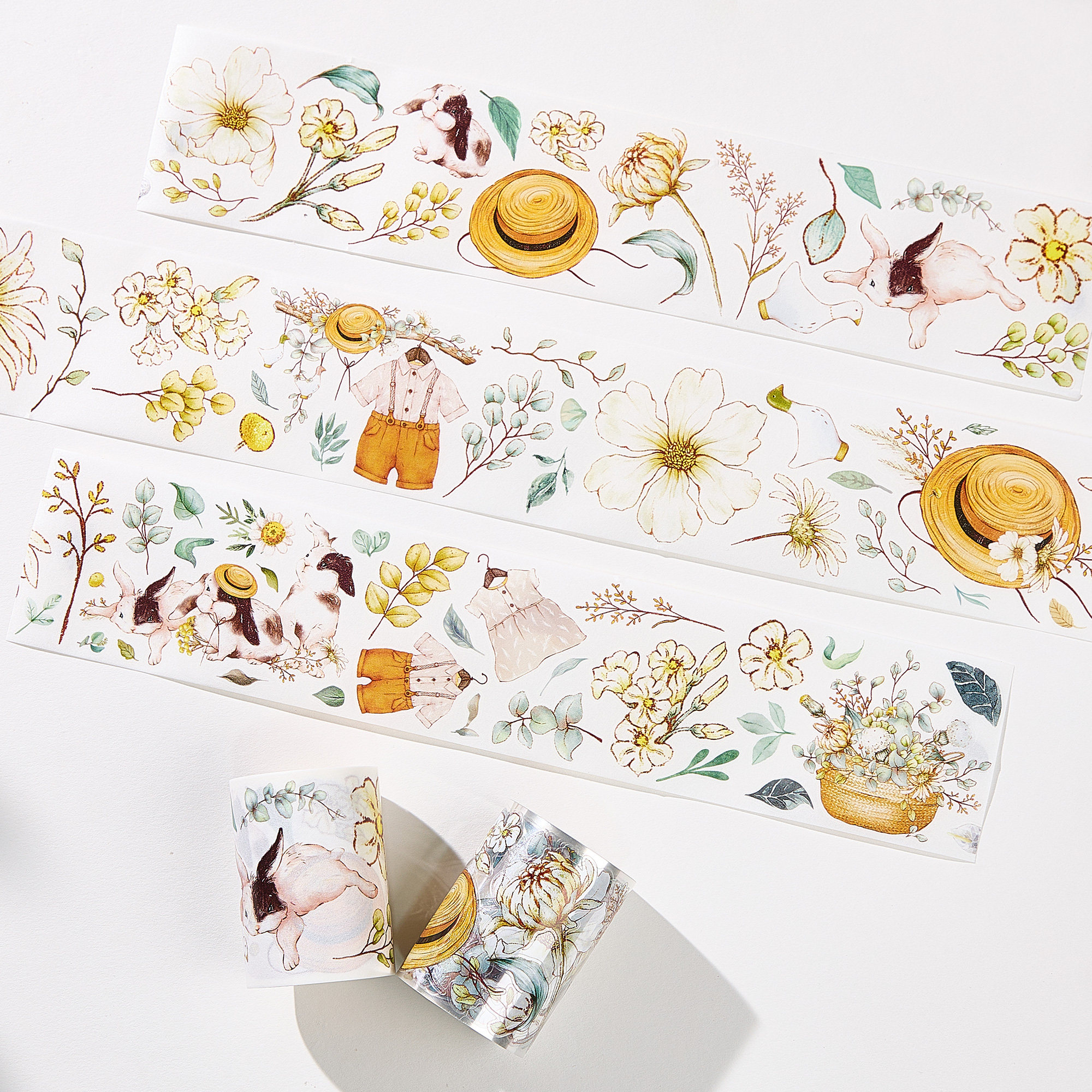 WT Studio Vintage Flower Bunny - Washi Tape Set reseña y precio