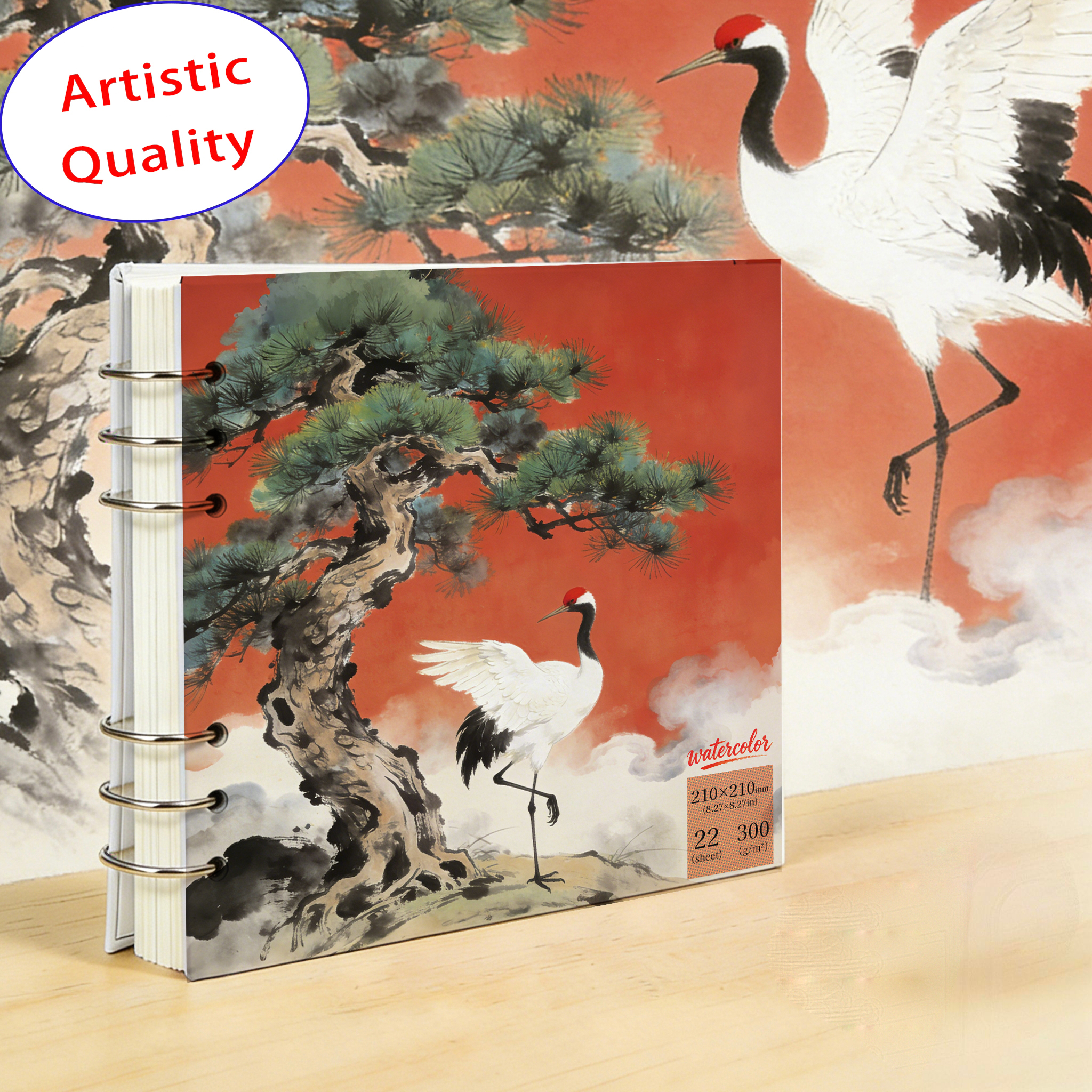 210x210mm Square Watercolor Pa - Art Sketchbook Ring reseña y precio