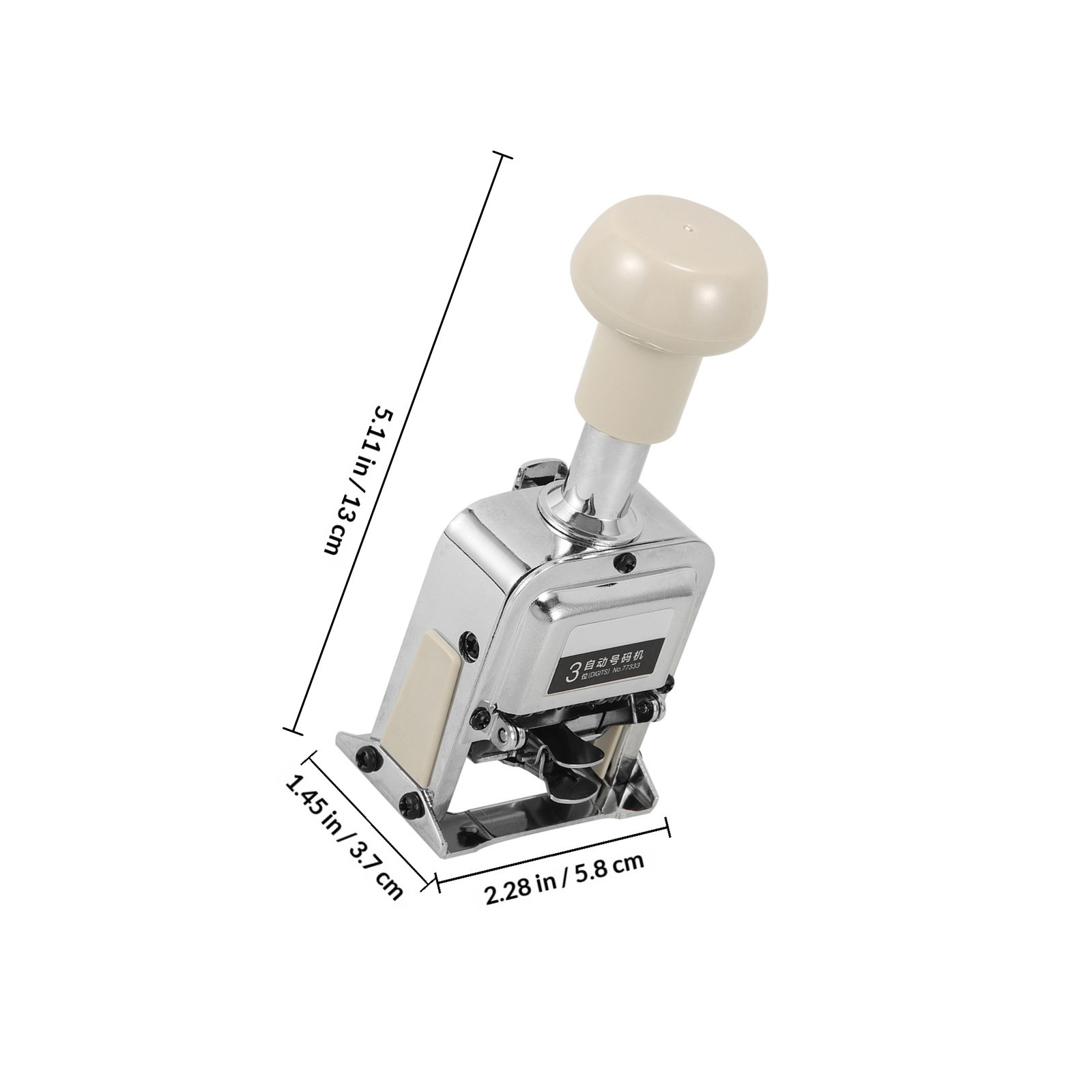 Automatic Number Stamp Portabl - Self Inking Stamp reseña y precio