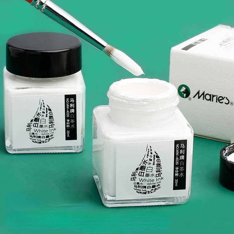 30ML White Ink High-gloss Wate - Correction Fluid White reseña y precio
