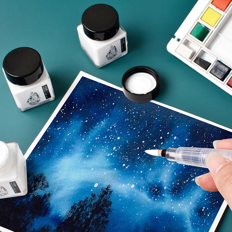 30ML White Ink High-gloss Wate - Correction Fluid White reseña y precio