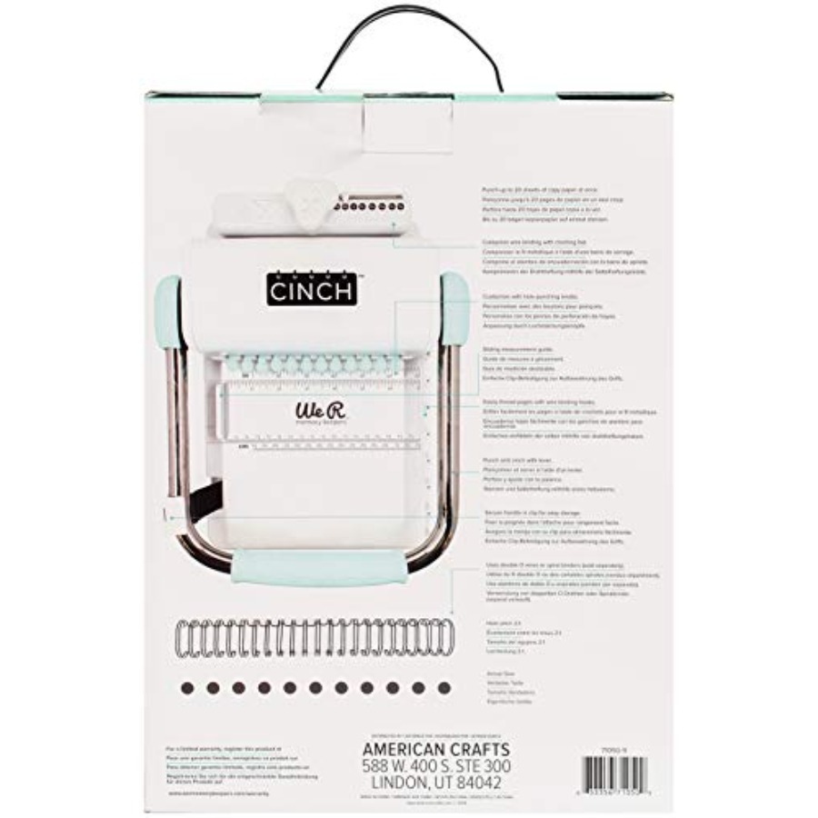 Cinch Book Binding Machine Ver - Binding Comb Plastic reseña y precio