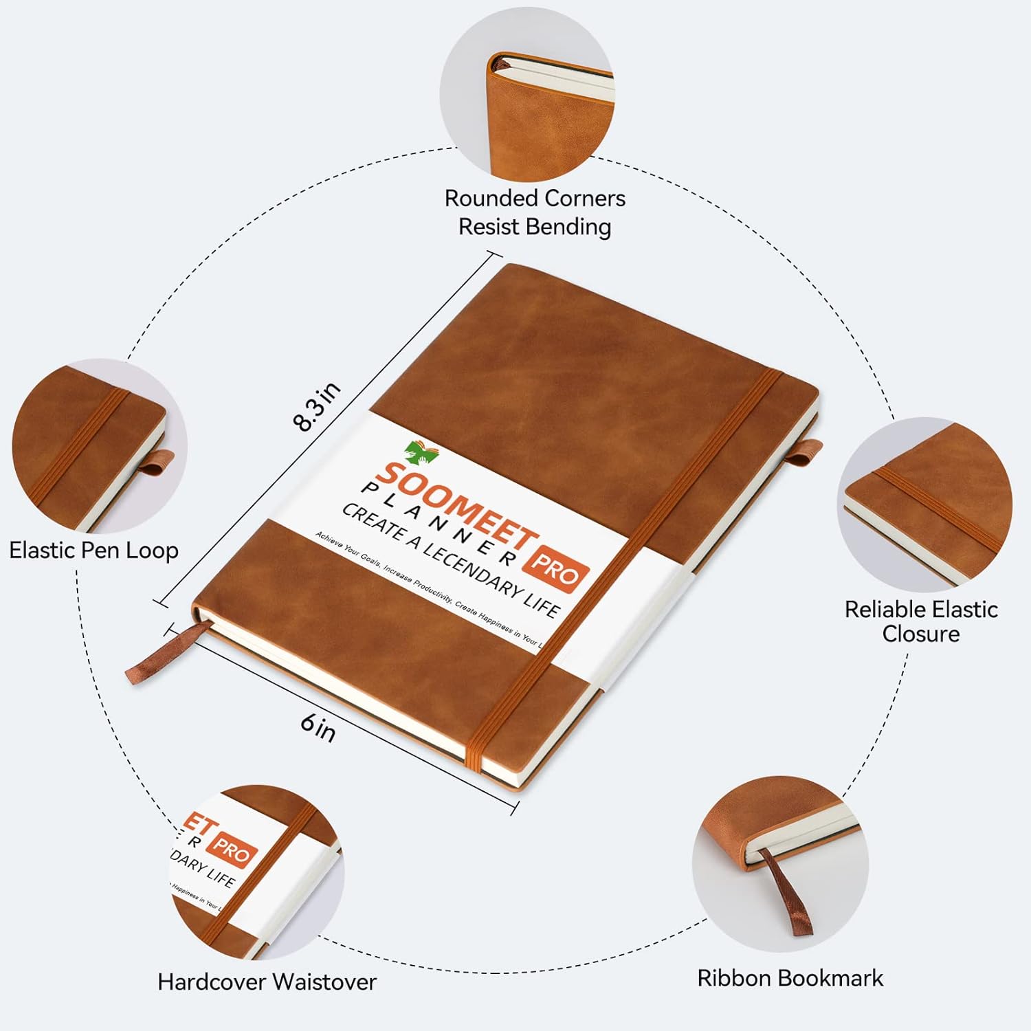 A5 Leather Journal Notebook 20 - Journal Leather Hardcover reseña y precio