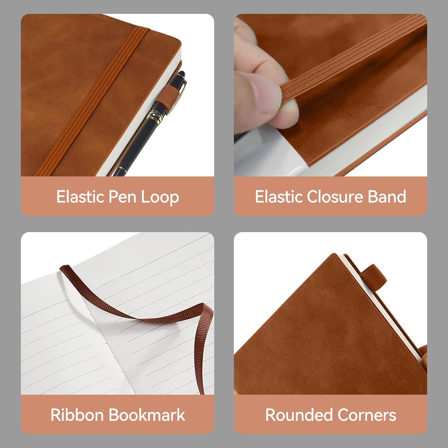 A5 Leather Journal Notebook 20 - Journal Leather Hardcover reseña y precio