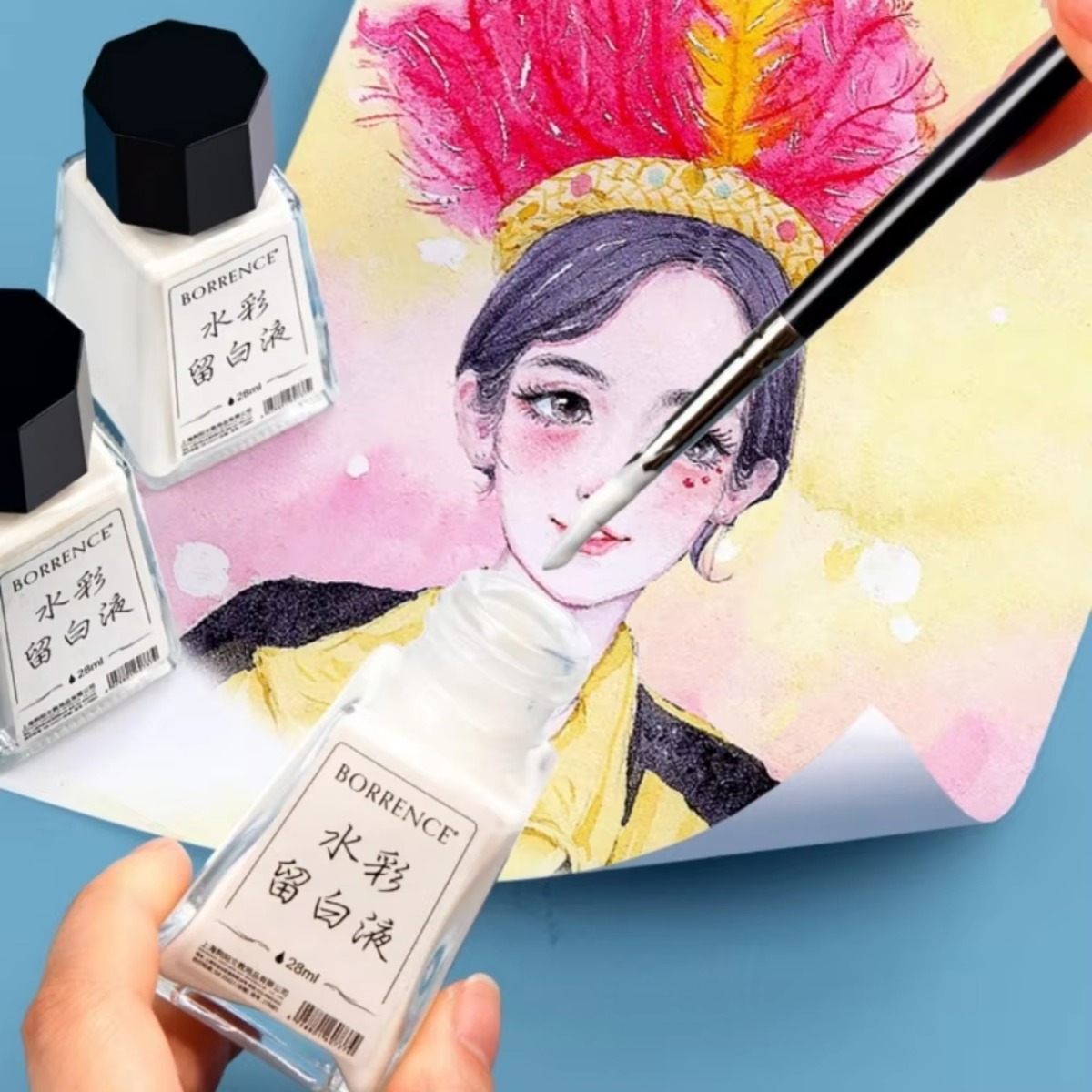 Borrence 28ml Watercolor Maski - Correction Fluid White reseña y precio