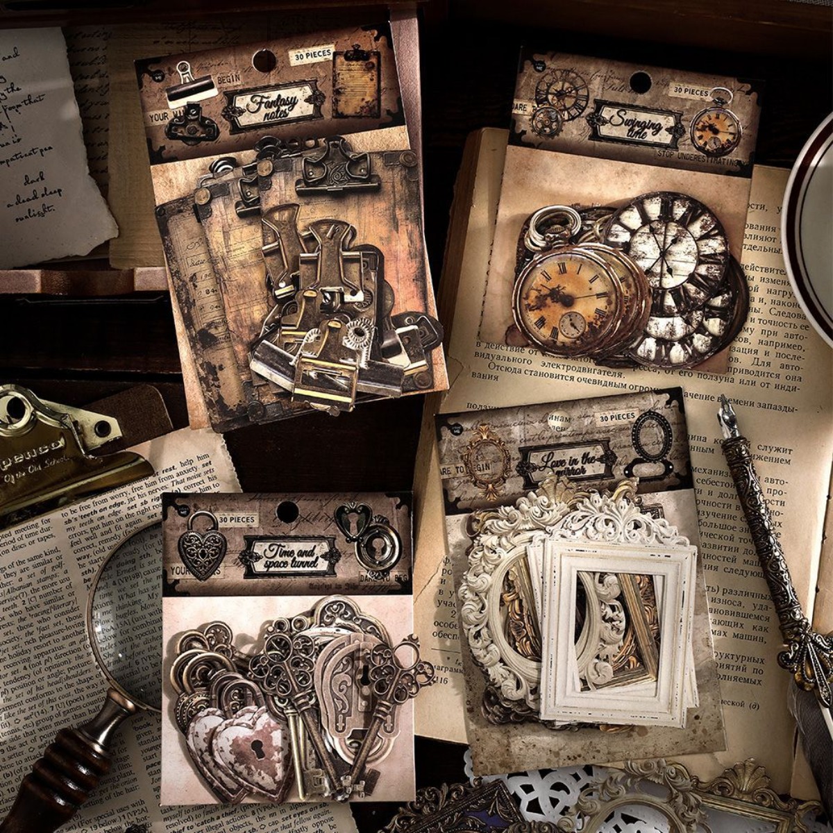 Vintage Nostalgic Gear Frame D - Ideal Stationery & Office Supply reseña y precio