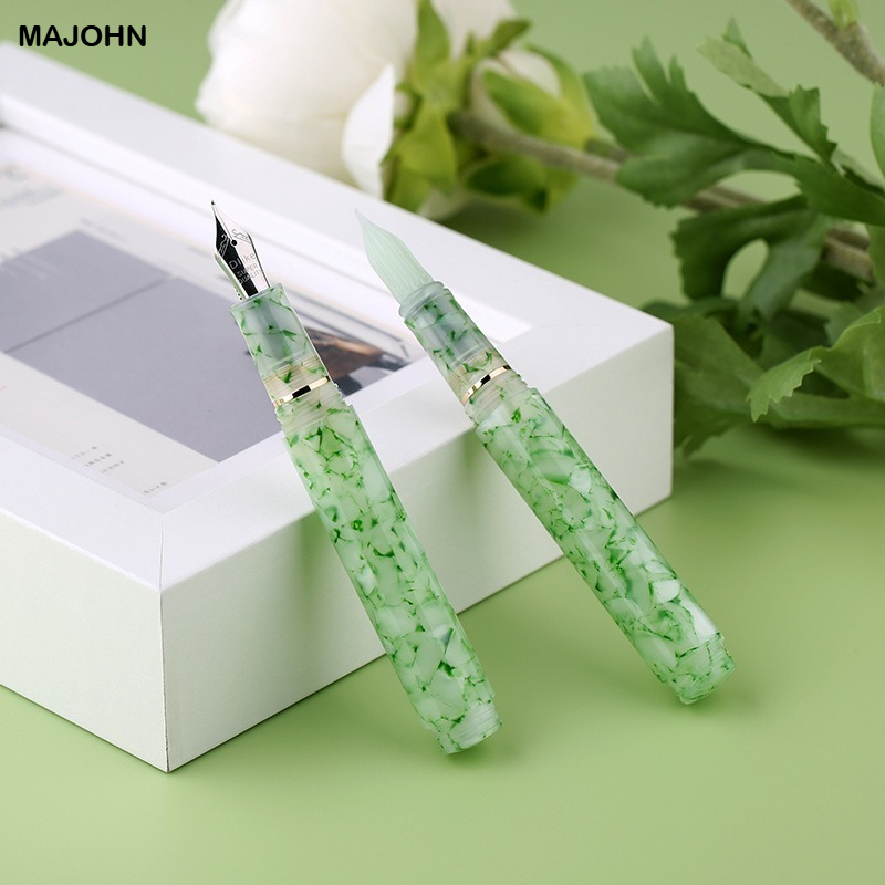 MAJOHN N8 Resin Glass Dip Pen  - Office Stationery Supply Business reseña y precio