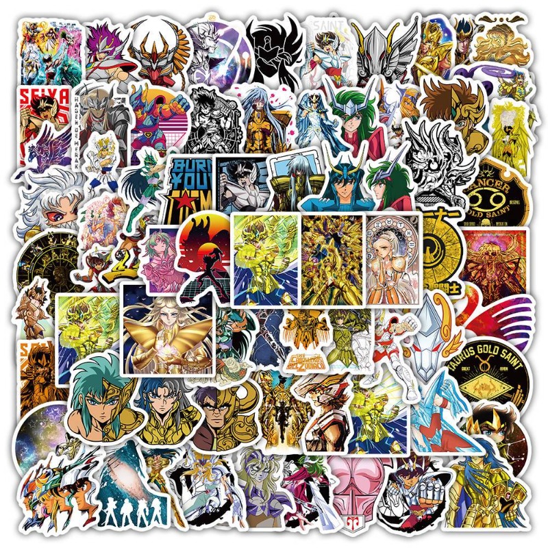 101Pcs Saint Seiya Anime Stick - Stationery Supply reseña y precio