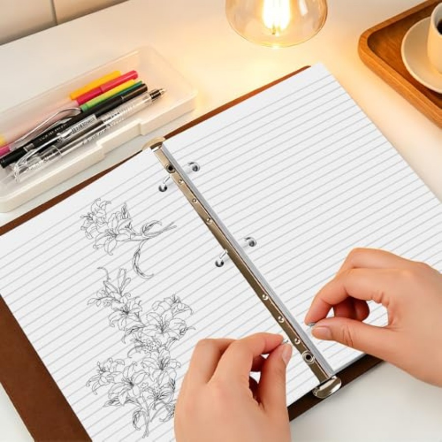 3 Pack Half Letter Lined Paper - Paper Punch 3 Hole reseña y precio