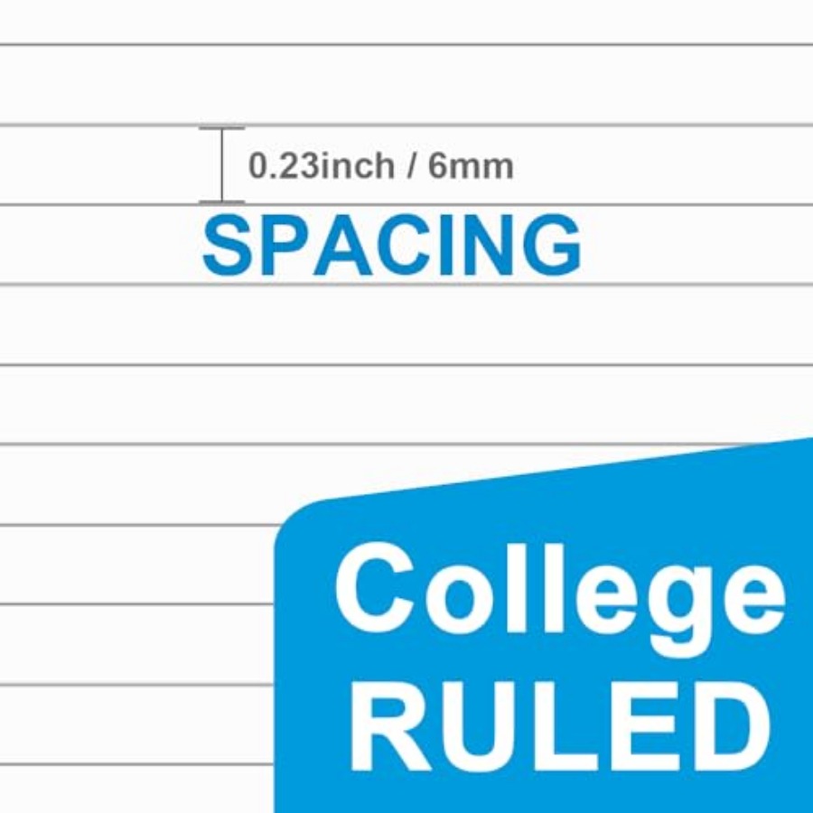 3 Pack Half Letter Lined Paper - Paper Punch 3 Hole reseña y precio