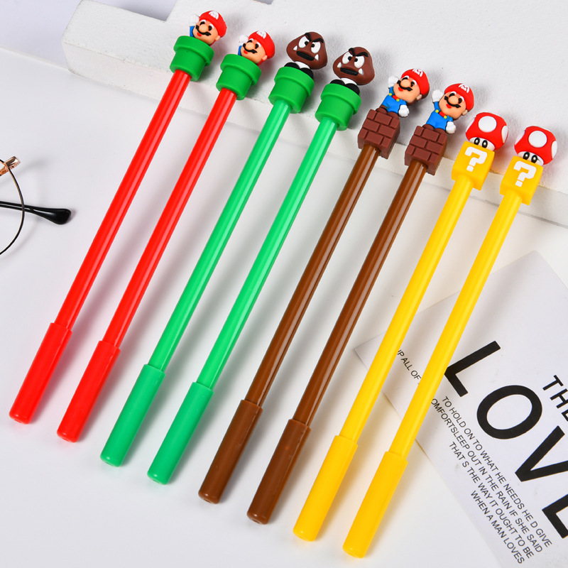 Mario Character Ballpoint Pens - Ideal Stationery & Office Supply reseña y precio